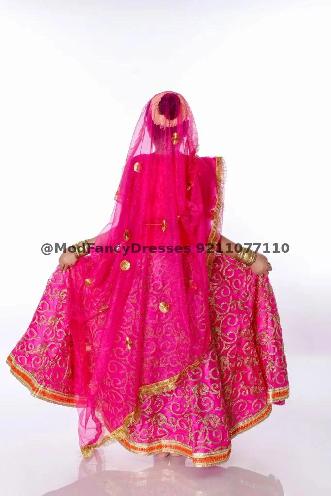 Radha Rani Lehenga Choli Dress Pink Thumbnail