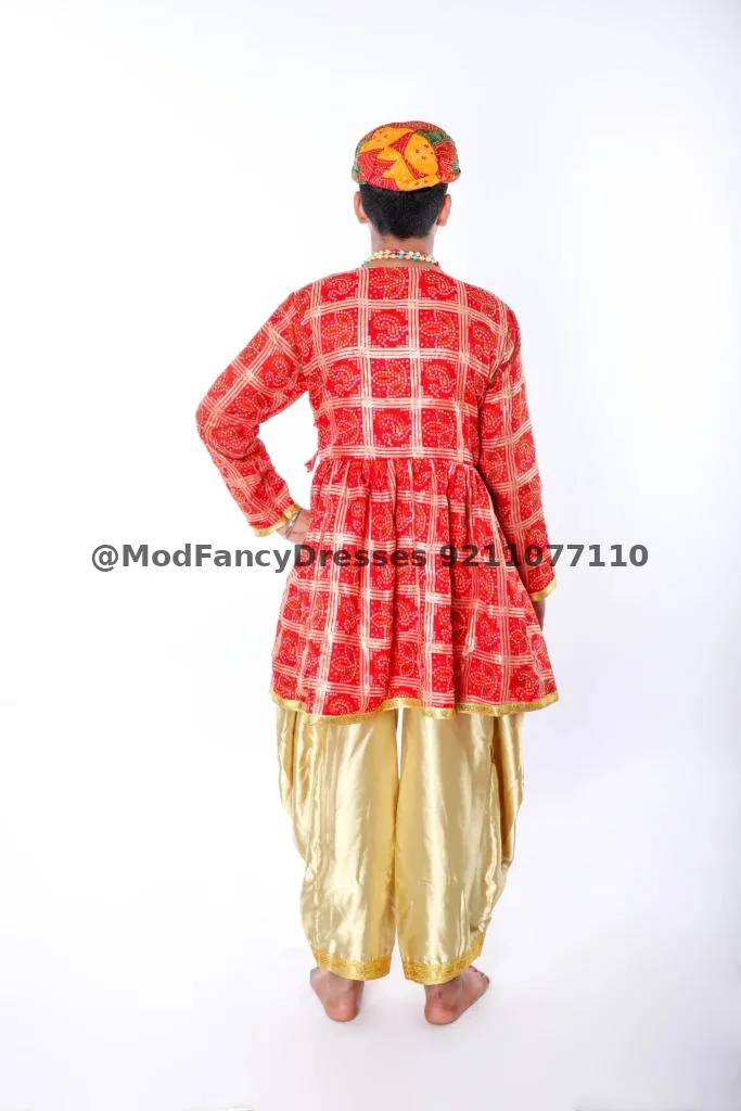 Rajasthani Dance Fancy Dress For Mans Thumbnail