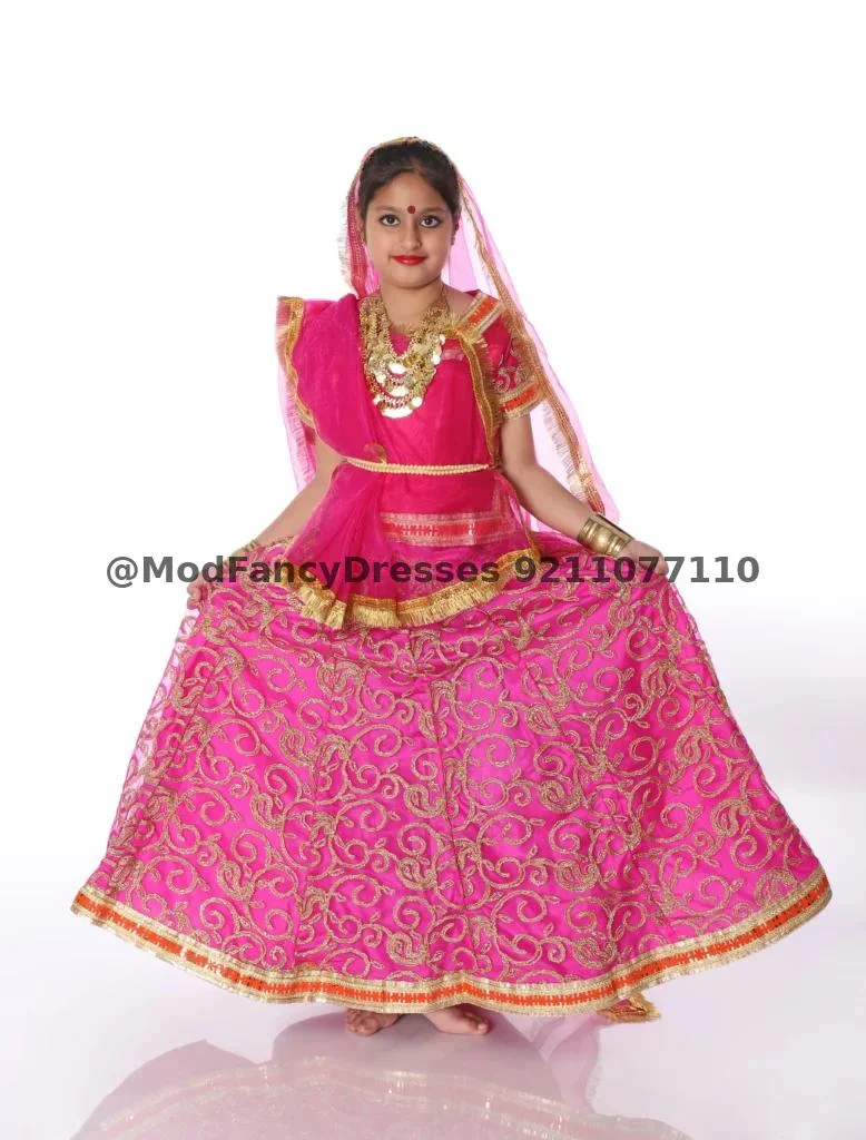 Rani Sita Fancy Dress Costume For Ramleela Thumbnail