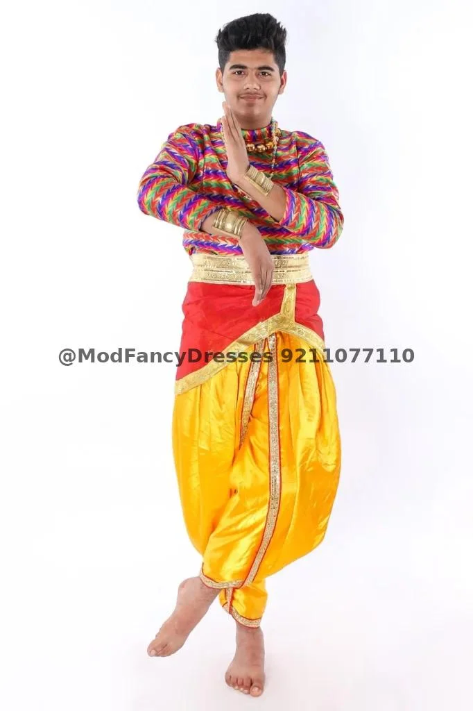 Semi Classical Dance Costume Dress Thumbnail