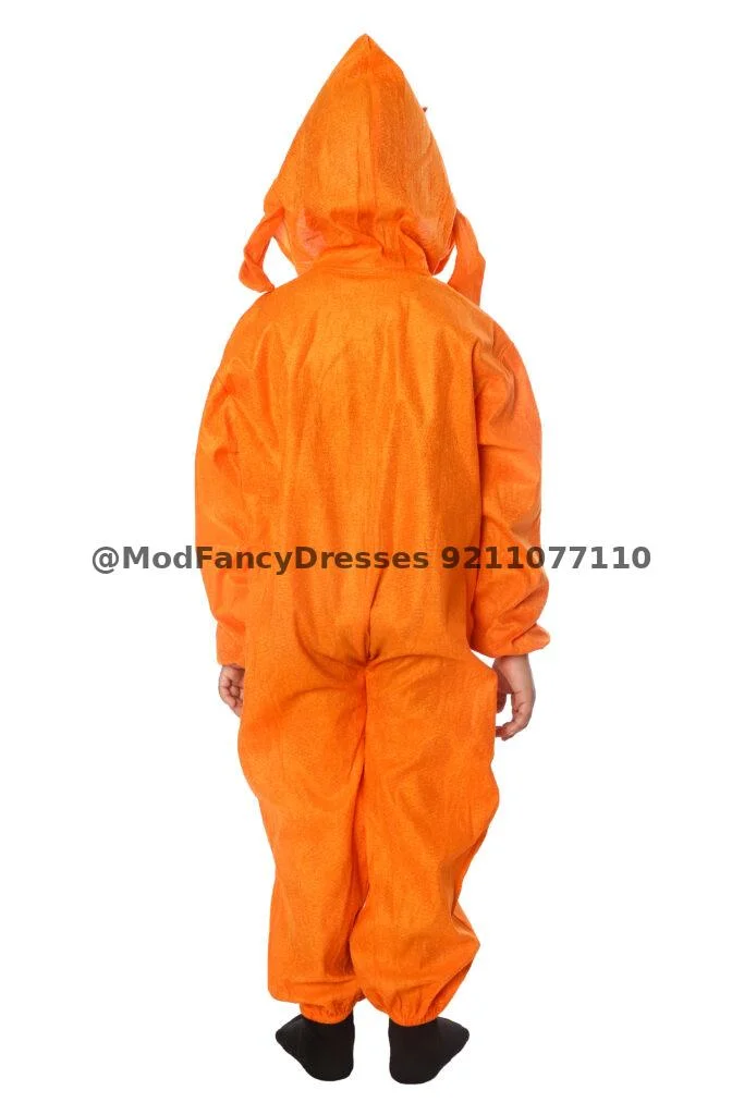 Shark Fancy Dress Costume Orange Thumbnail
