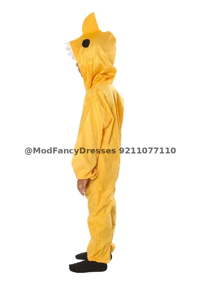 Shark Fancy Dress Costume Yellow Thumbnail