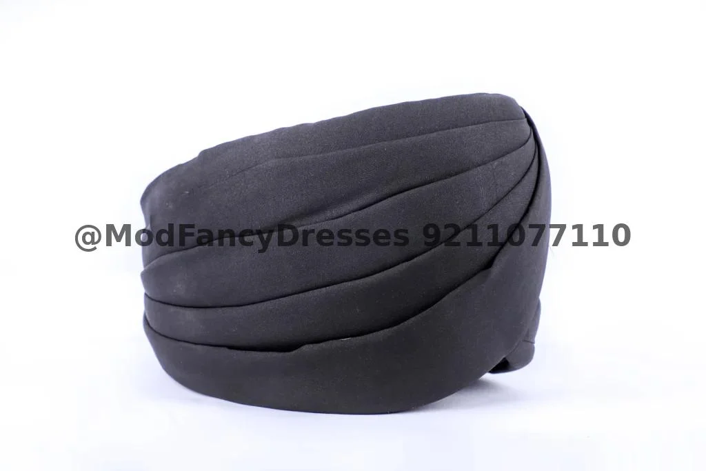 Sikh Punjabi Safa Pagadi Black Thumbnail