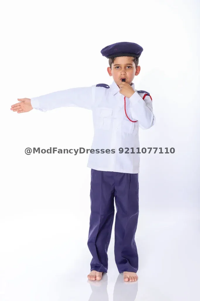 Traffic Police Fancy Dress Costume