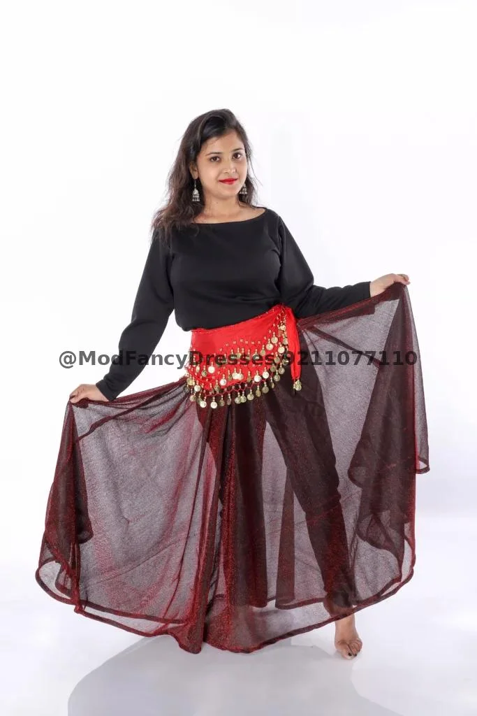 Western Dance Dress Long Skirt Top Thumbnail