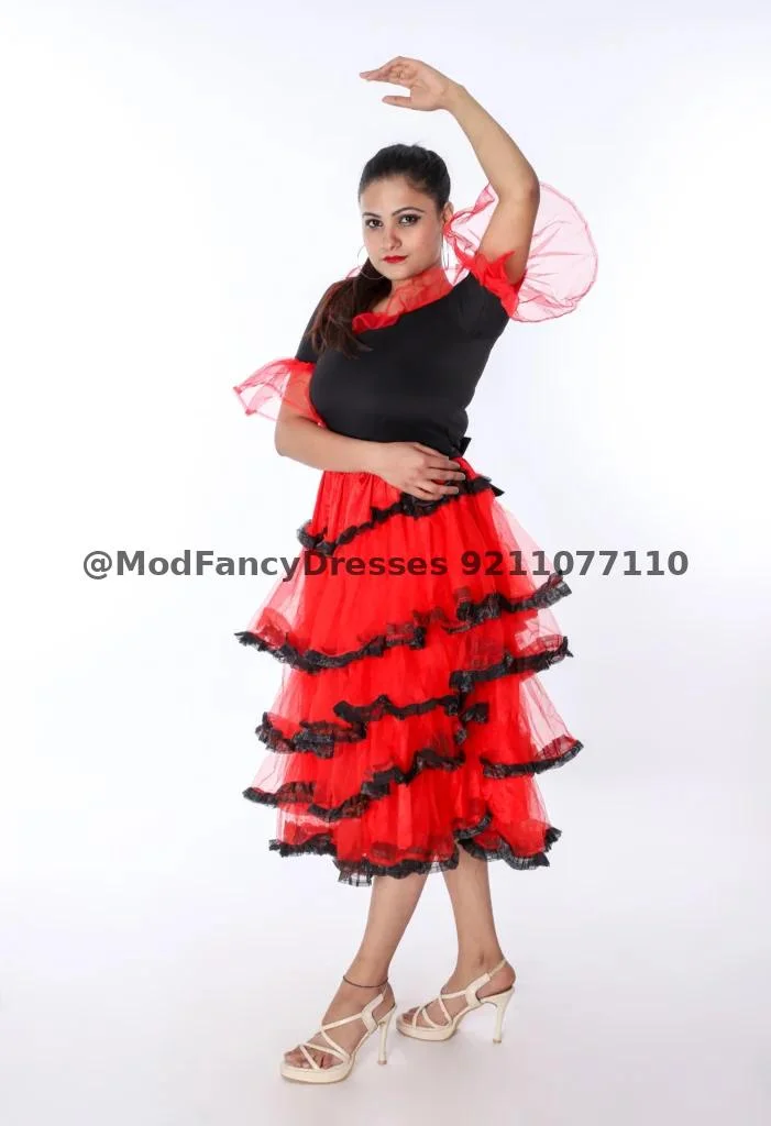 Western Dance Frock Fancy Dress Costume Thumbnail