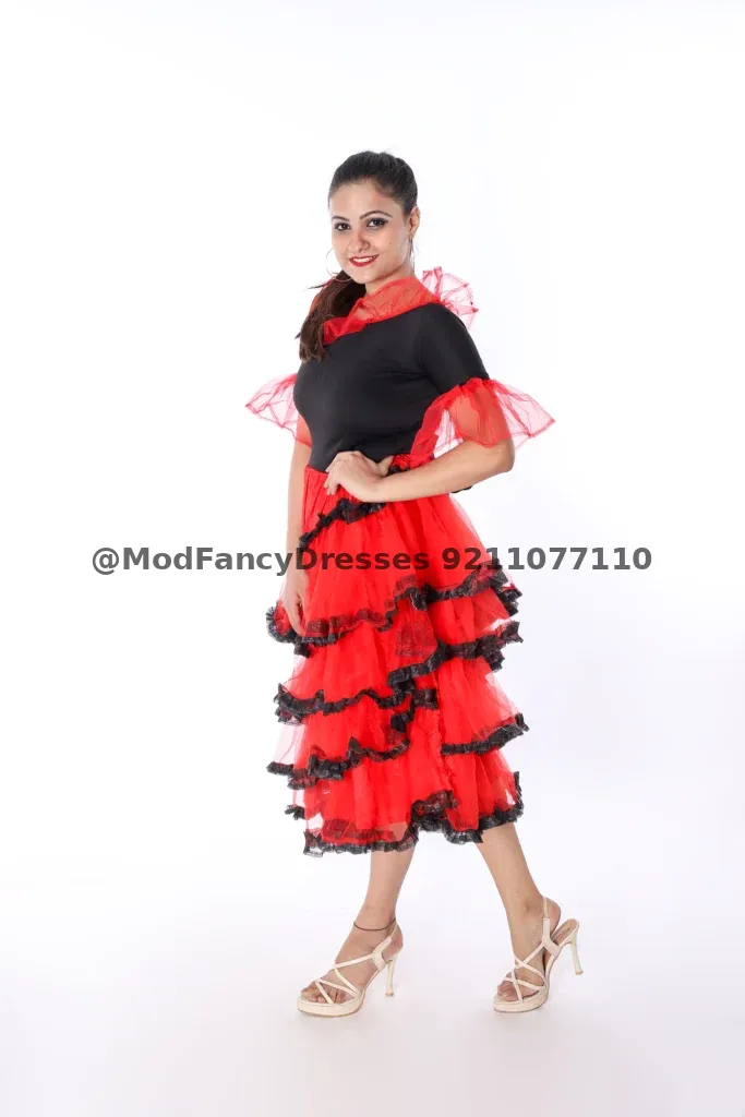 Western Dance Frock Fancy Dress Costume