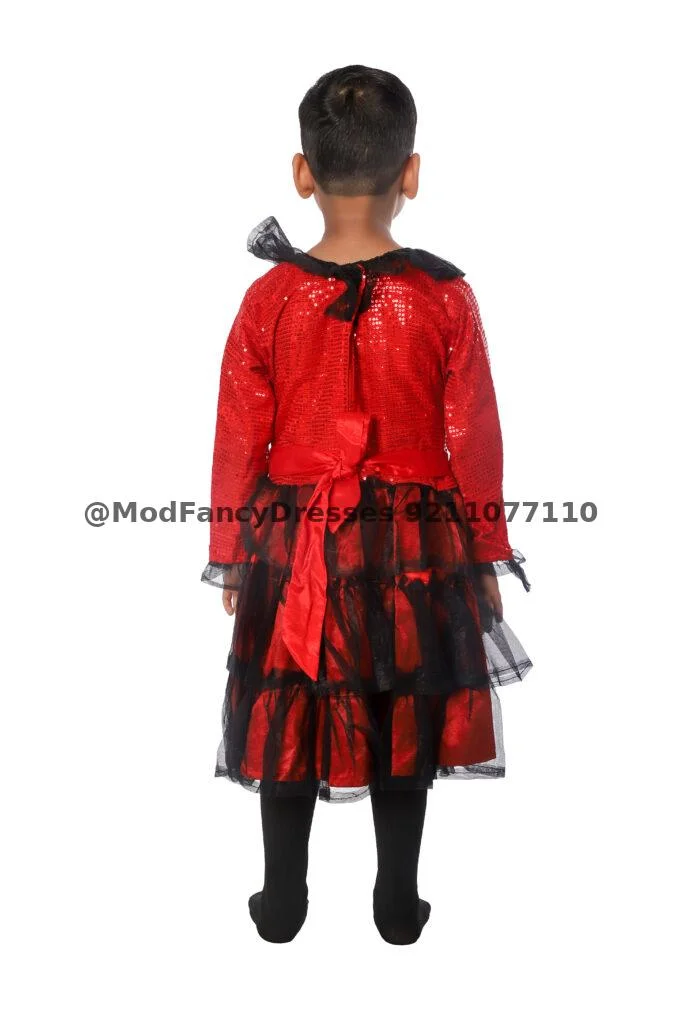 Western Frock Fancy Dress Costume Girls Thumbnail
