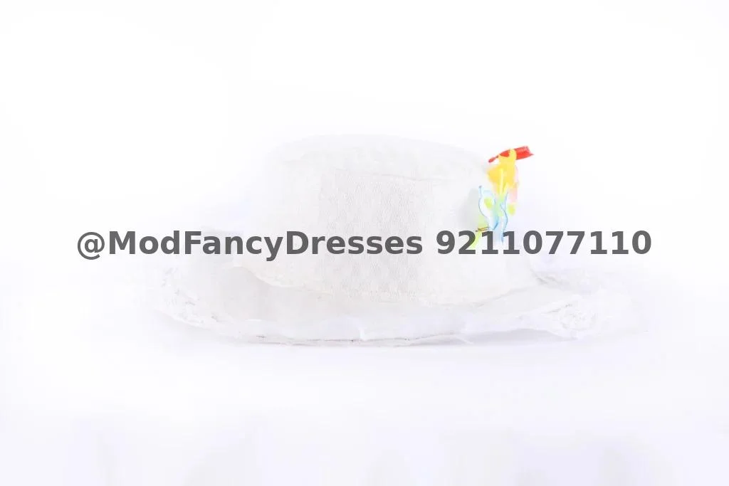 White Color Baby Cap For Kids Thumbnail