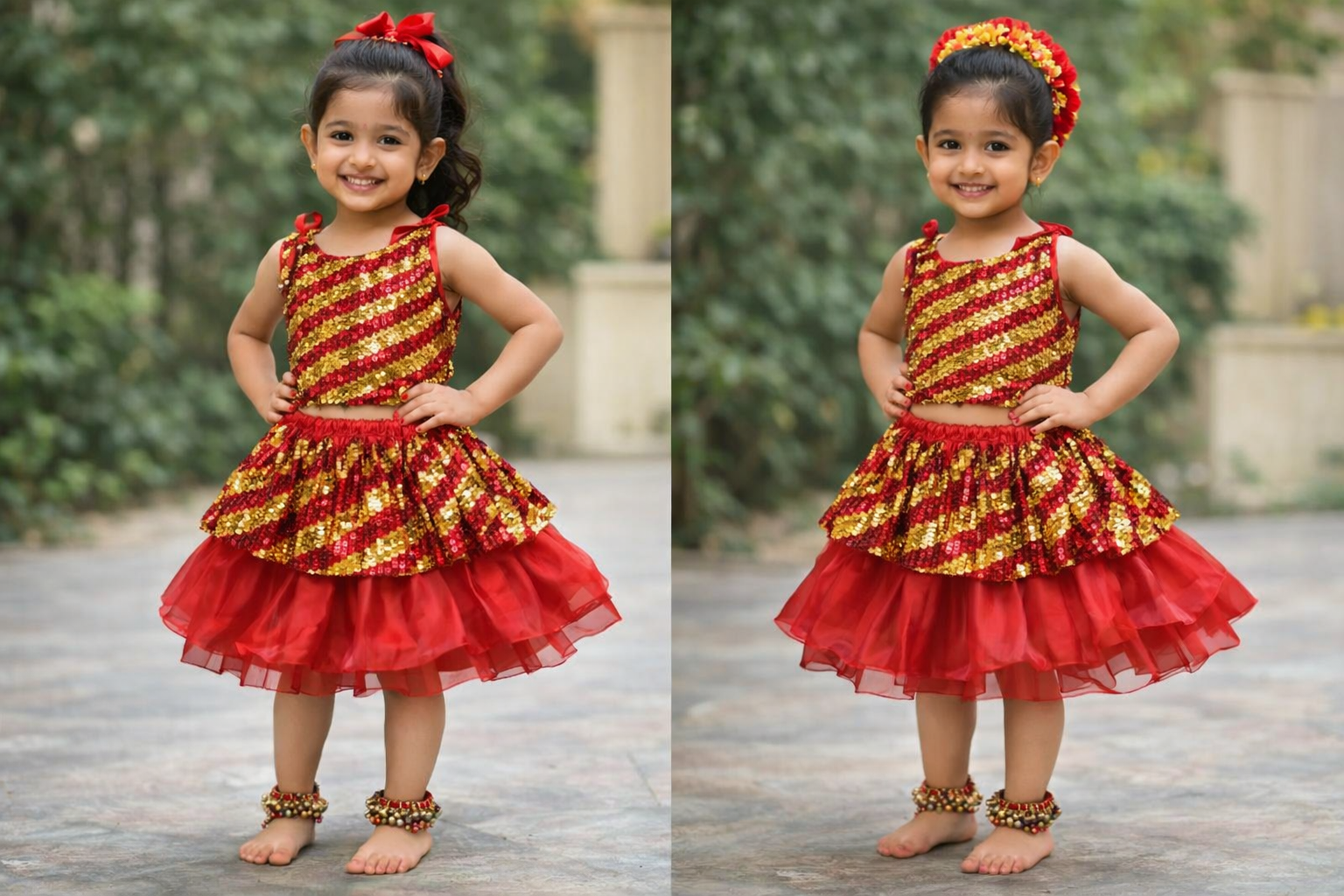 Western frock and top