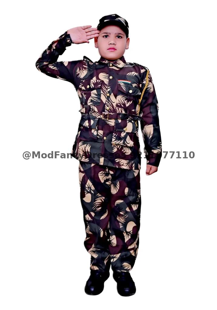 Army Fancy Dress Costume Kargil Print Thumbnail