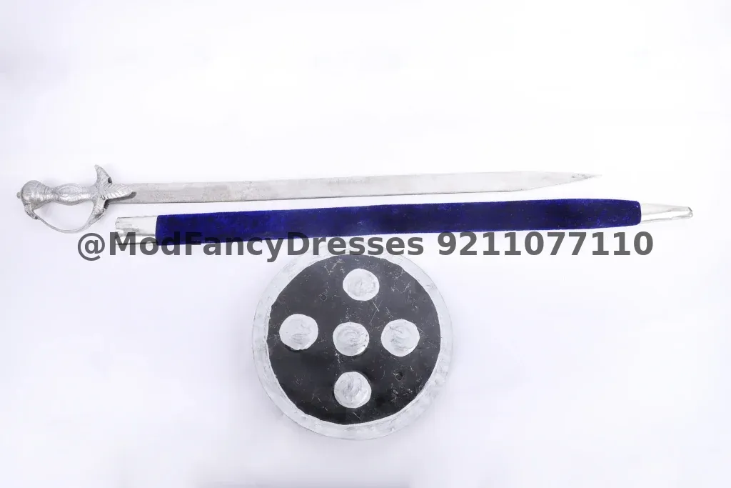 Dhal With Talwar Set For Drama