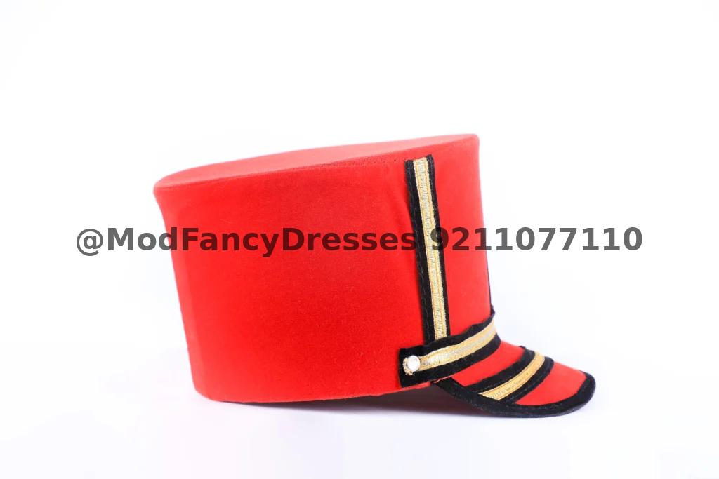 Freedom Fighter Mangal Pandey Red Hat Cap Thumbnail