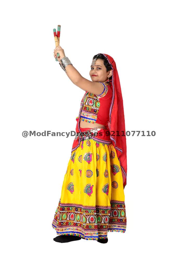 Garba Dance Chaniya Choli Fancy Dress Costume Thumbnail