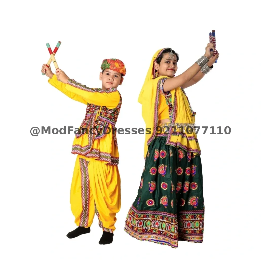 Garba Dance Fancy Dress Costume Combo Set