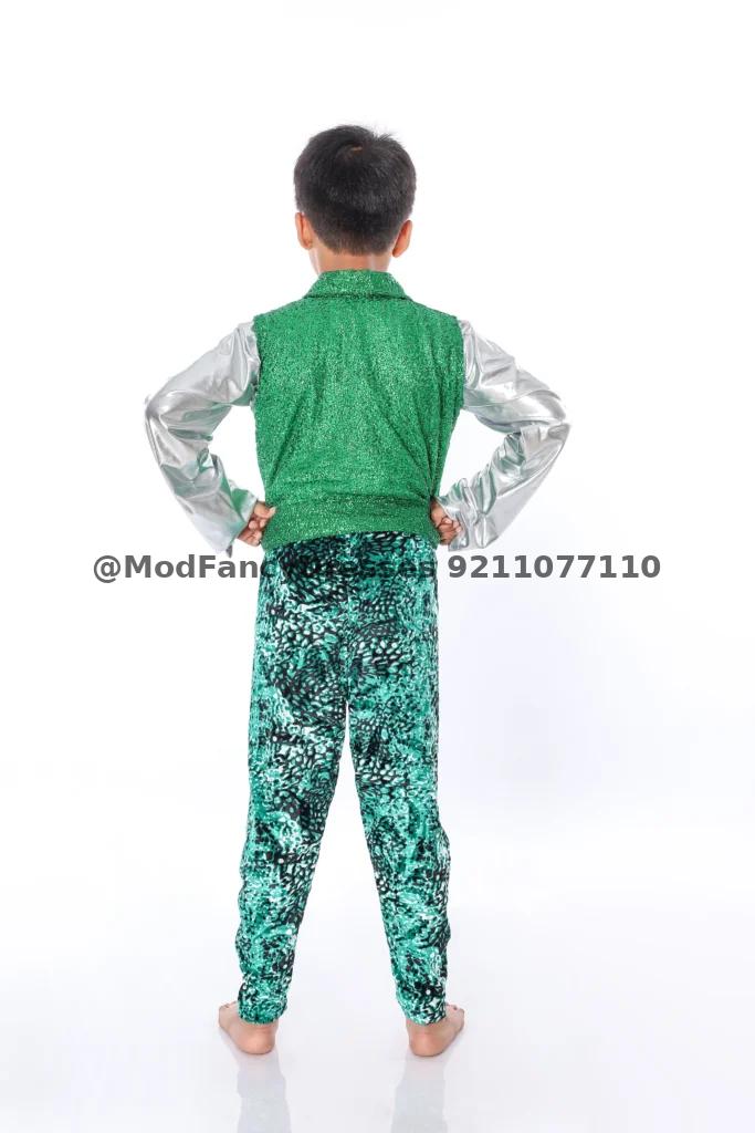 Green Western Dance Fancy Dress Costumes Thumbnail