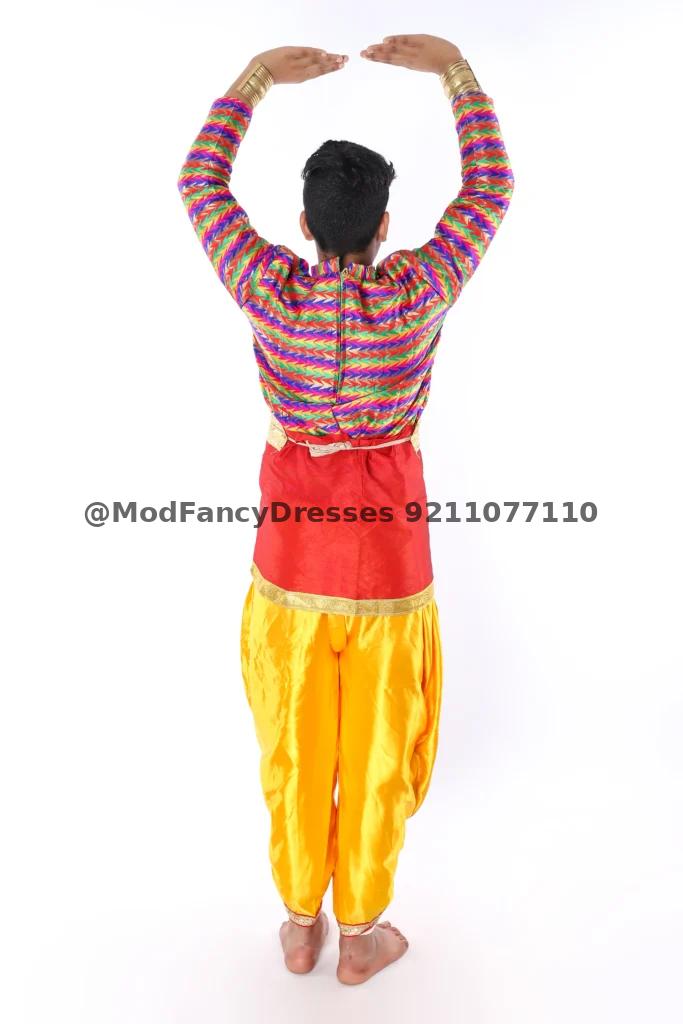 Indian Semi Classical Dance Costumes Boy Thumbnail