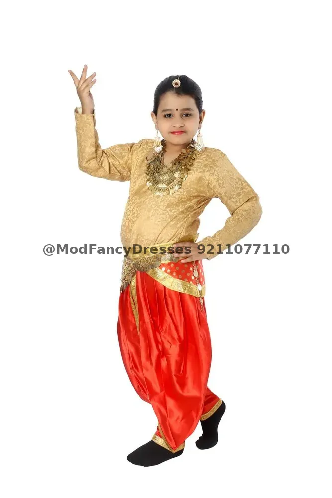 Indian Semi Classical Fancy Dress Costume