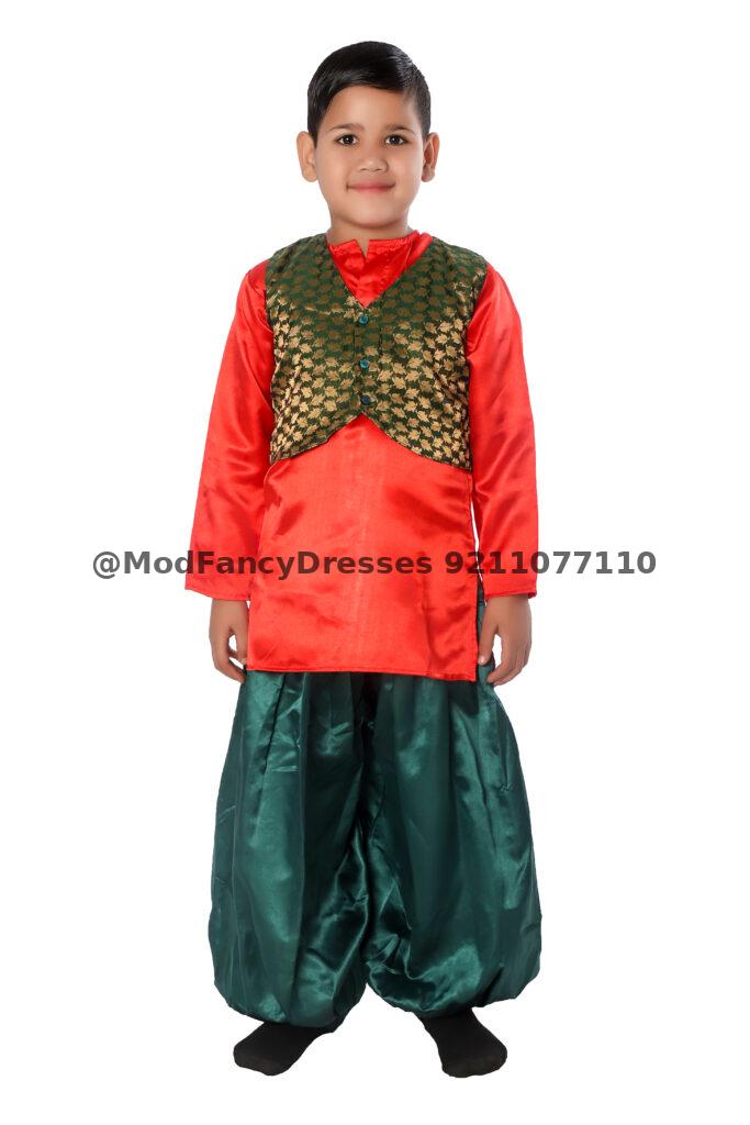 Indo Western Dance Kurta Fancy Dress Costume
