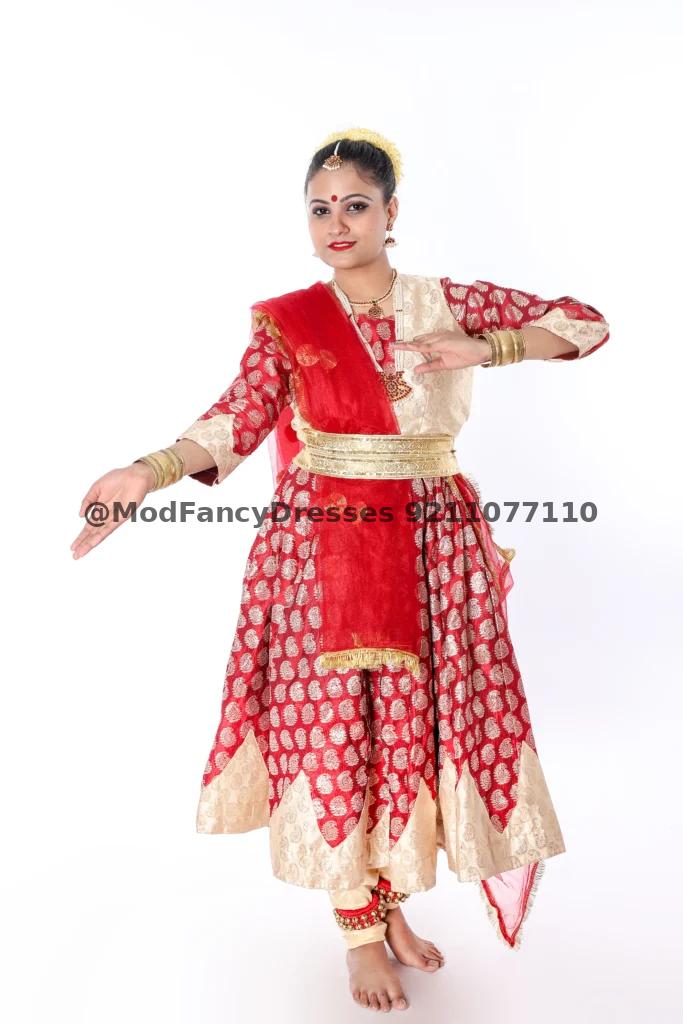 Kathak Dance Anarkali Fancy Dress Thumbnail