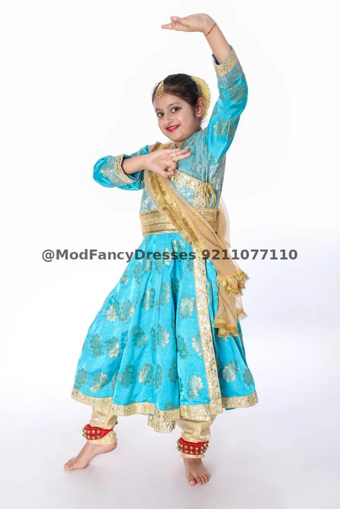 Kathak Dance Dress Anarkali Style Thumbnail