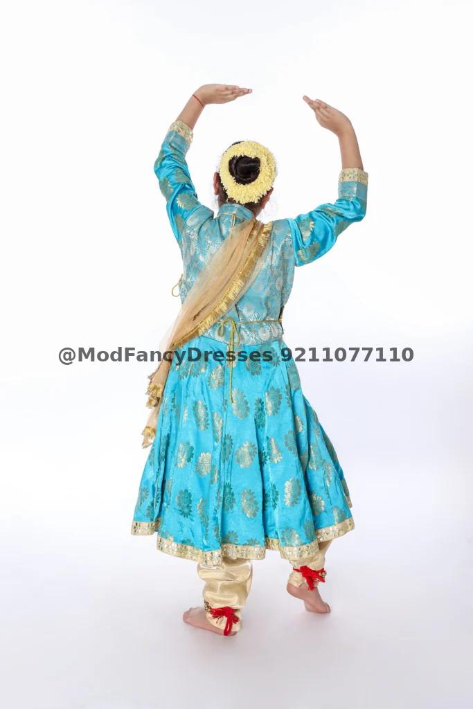 Kathak Dance Dress Anarkali Style Thumbnail