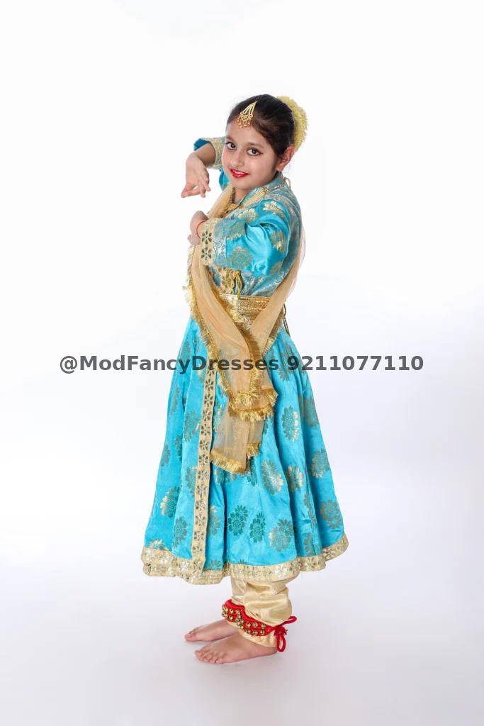 Kathak Dance Dress Anarkali Style Thumbnail