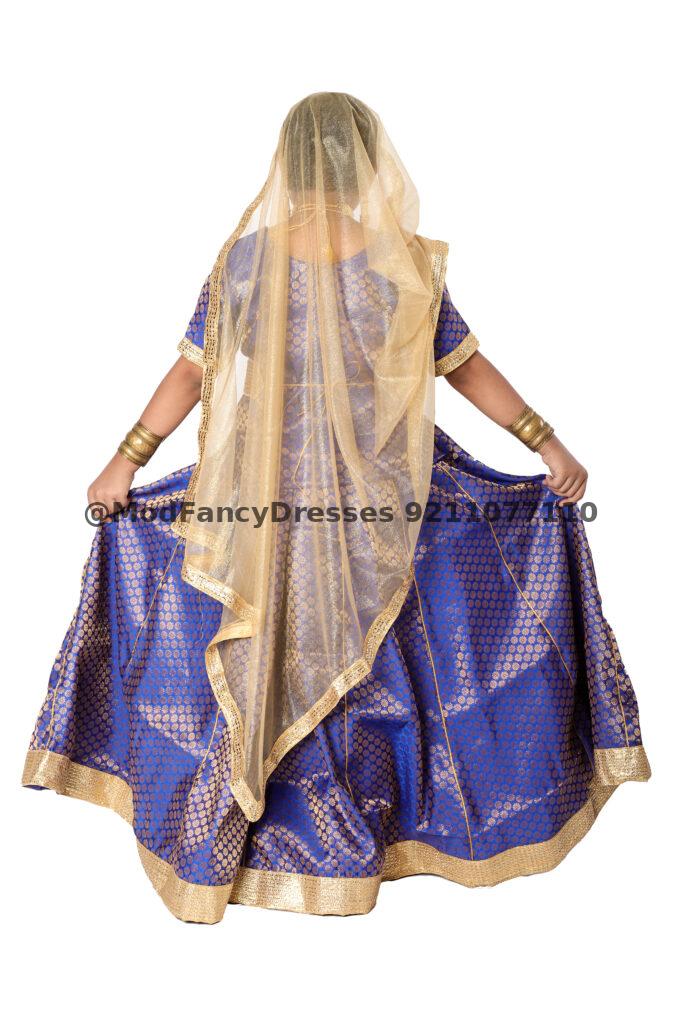 Kathak Dress Blue Colour Thumbnail