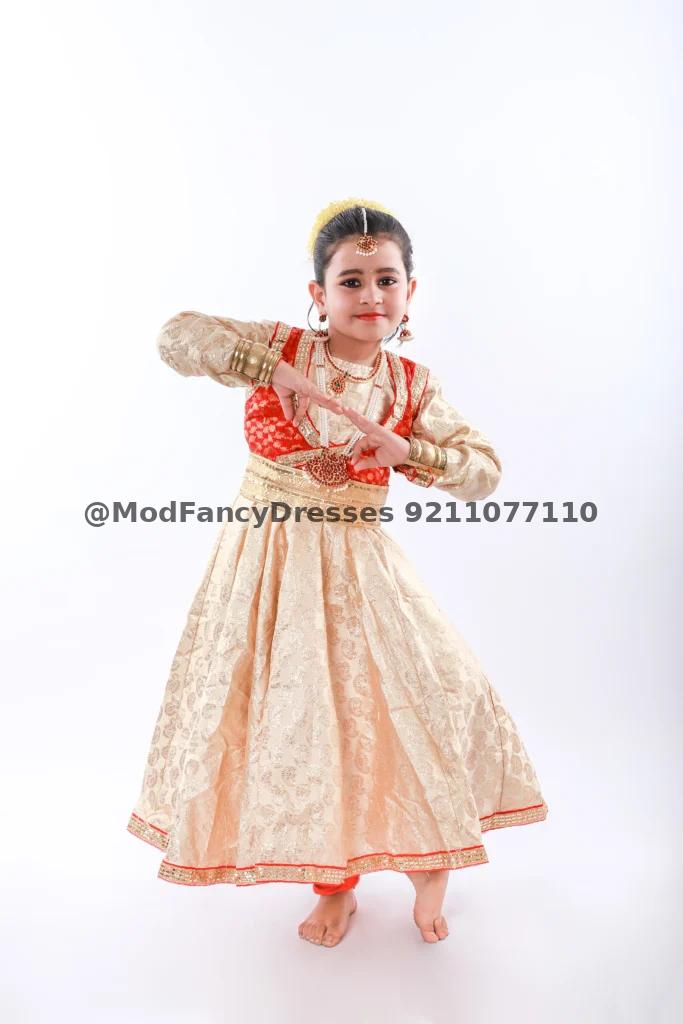 Kathak Fancy Dress Costume For Classical Dance Thumbnail