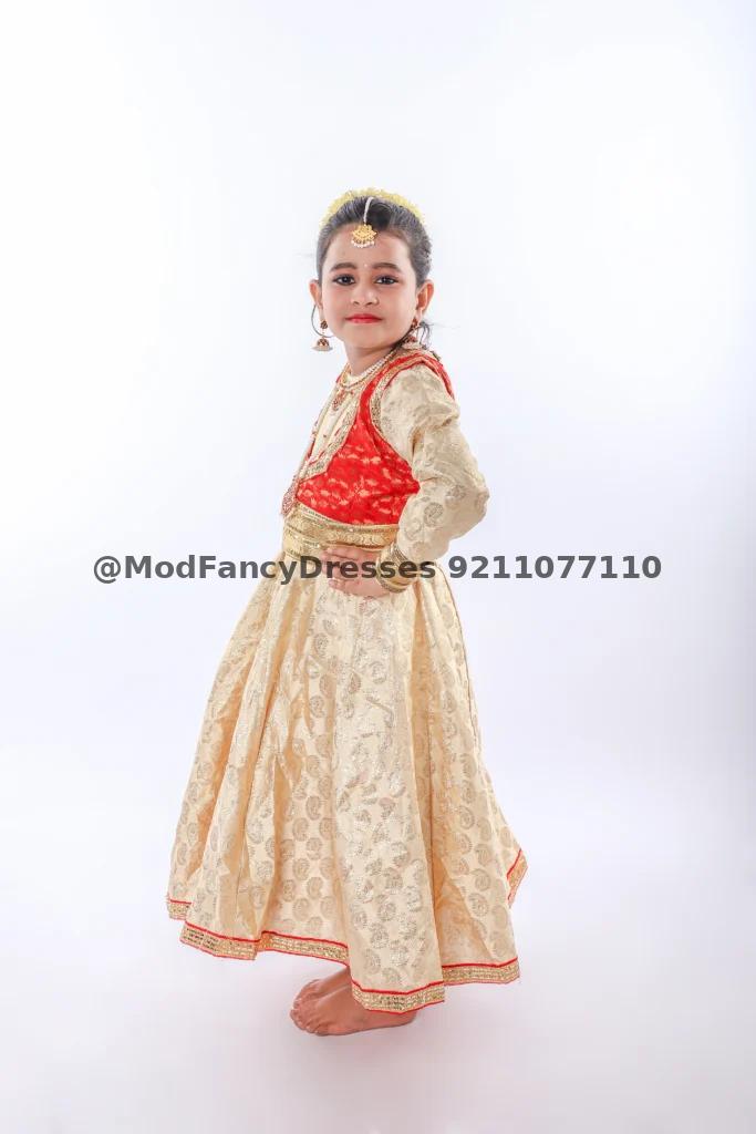 Kathak Fancy Dress Costume For Classical Dance Thumbnail