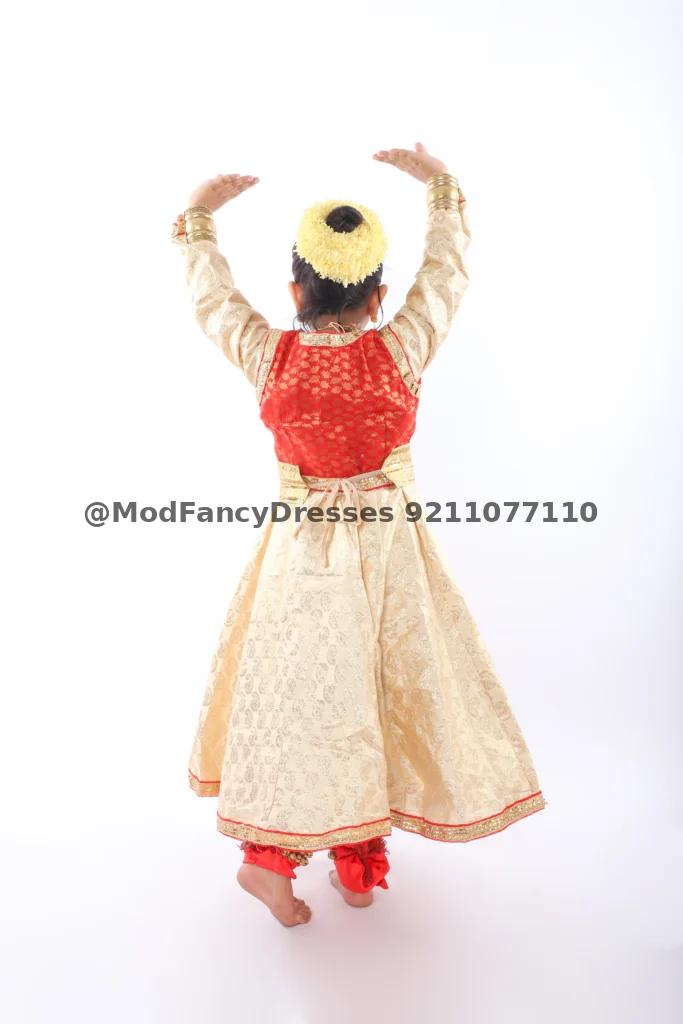 Kathak Fancy Dress Costume For Classical Dance Thumbnail