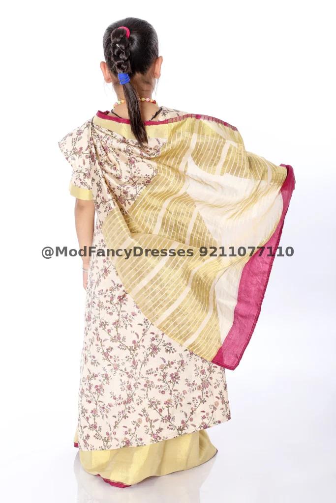 Kids Saree Fancy Dress Costume Thumbnail