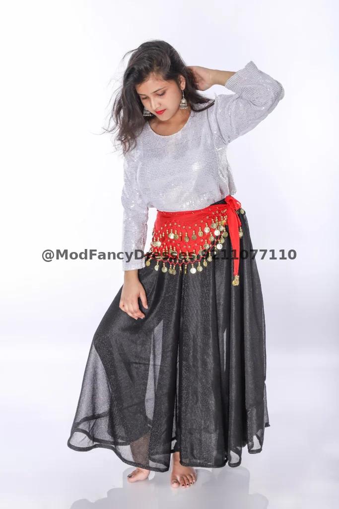 Long Skirt Top Western Dance Fancy Dress Thumbnail