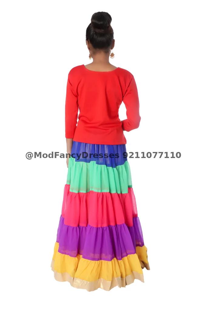Multicolor Indo Western Fancy Dress Costume Thumbnail