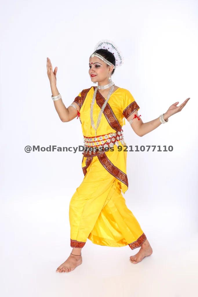 Odissi Dance Fancy Dress Costume Thumbnail
