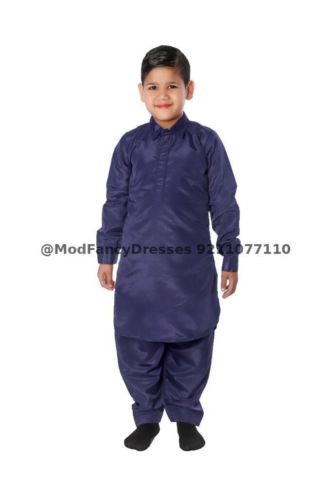 Pathani Suit Fancy Dress Costume For Boys