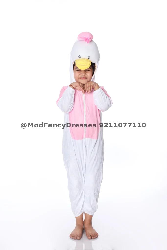 Pink Donald Duck Fancy Dress Costumes Thumbnail