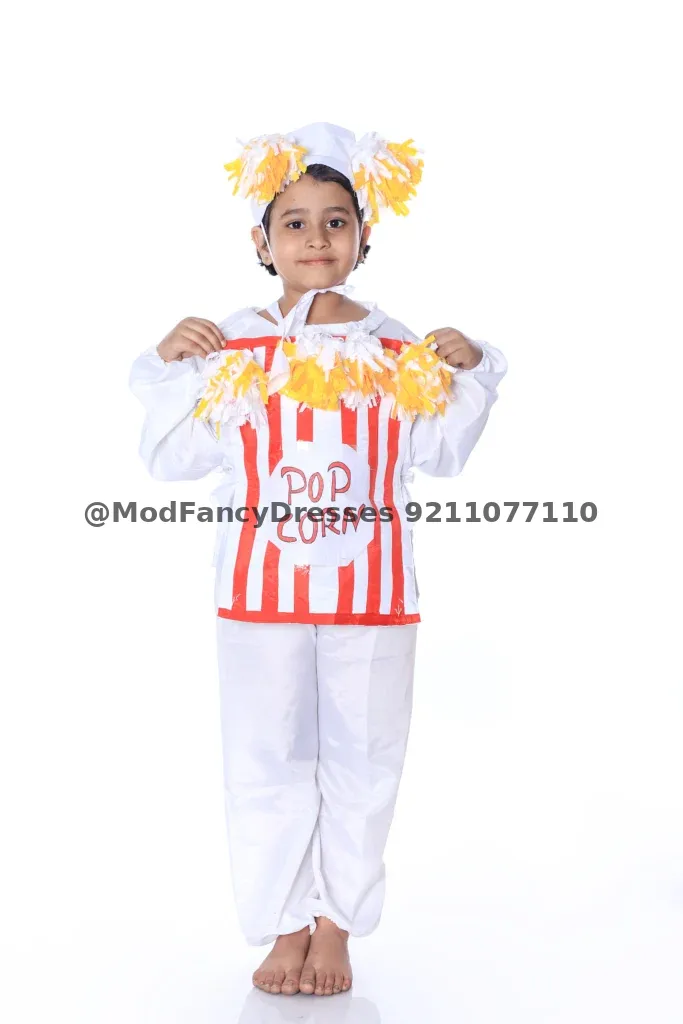 Popcorn Fancy Dress Costume