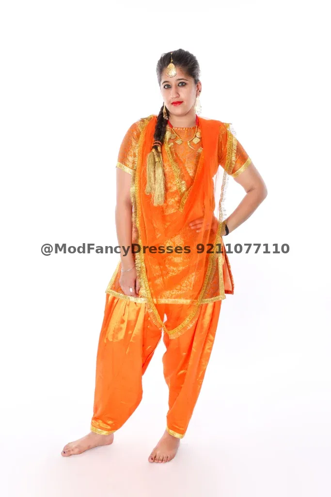 Punjabi Giddha Fancy Dress Costume
