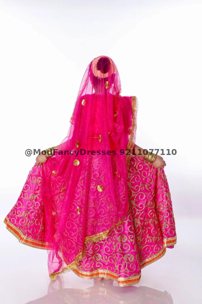 Radha Rani Lehenga Choli Dress Pink Thumbnail