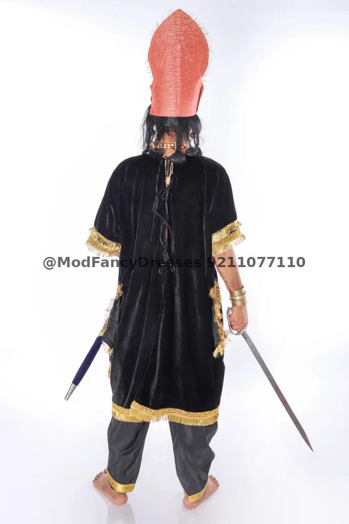 Ravan Fancy Dress Costume Black Thumbnail