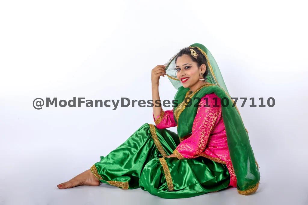 Sharara Dance Fancy Dress For Girl Thumbnail