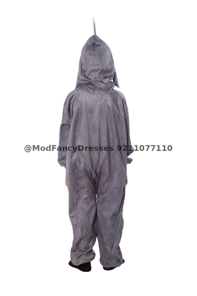 Shark Fancy Dress Costume Grey Thumbnail