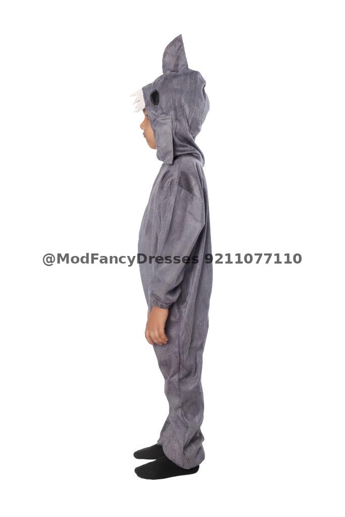 Shark Fancy Dress Costume Grey Thumbnail