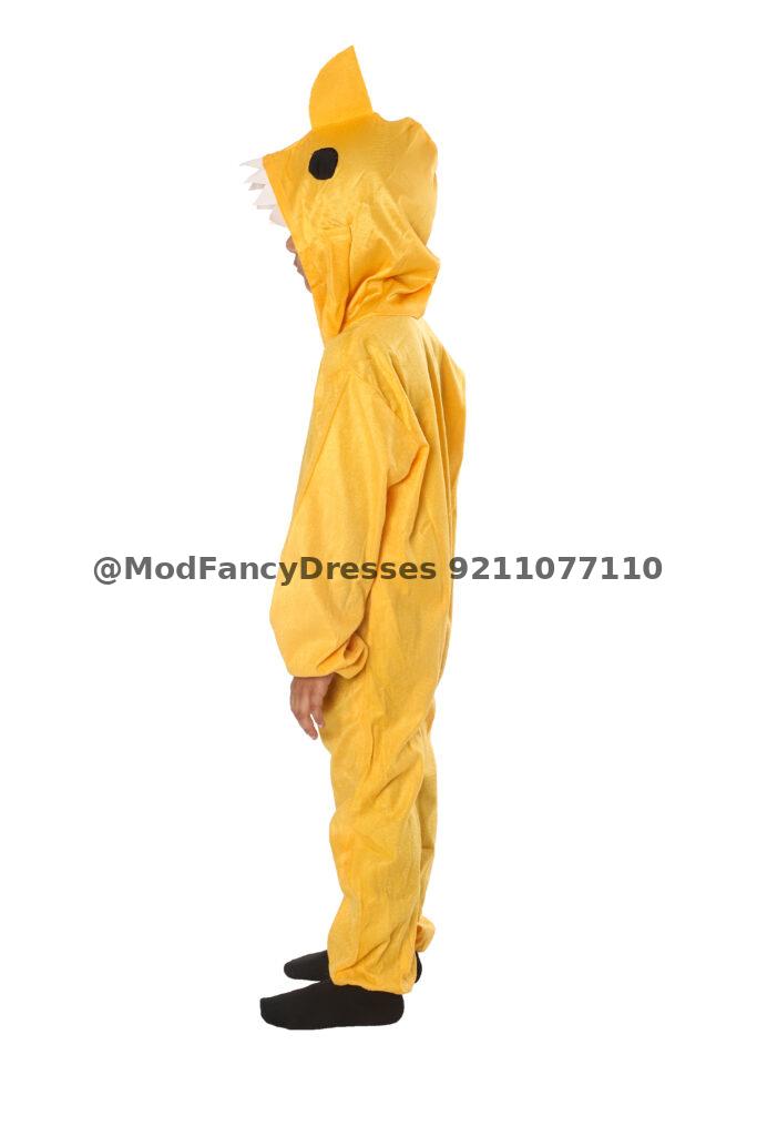 Shark Fancy Dress Costume Yellow Thumbnail