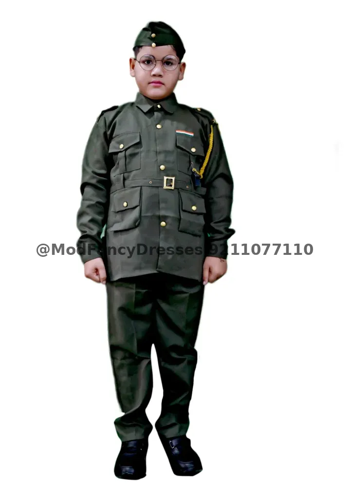 Subash Chandra Bose Fancy Dress Costume