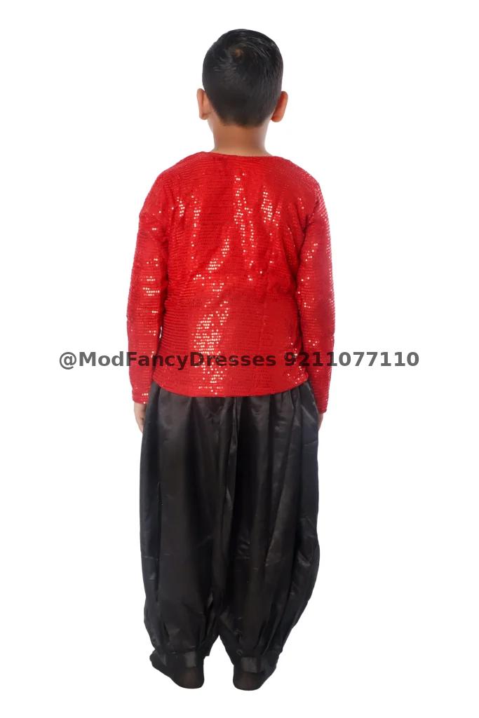 Western Dance Dress In Red And Black Color Thumbnail