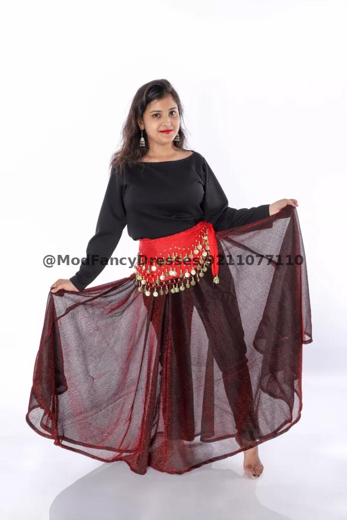 Western Dance Dress Long Skirt Top Thumbnail