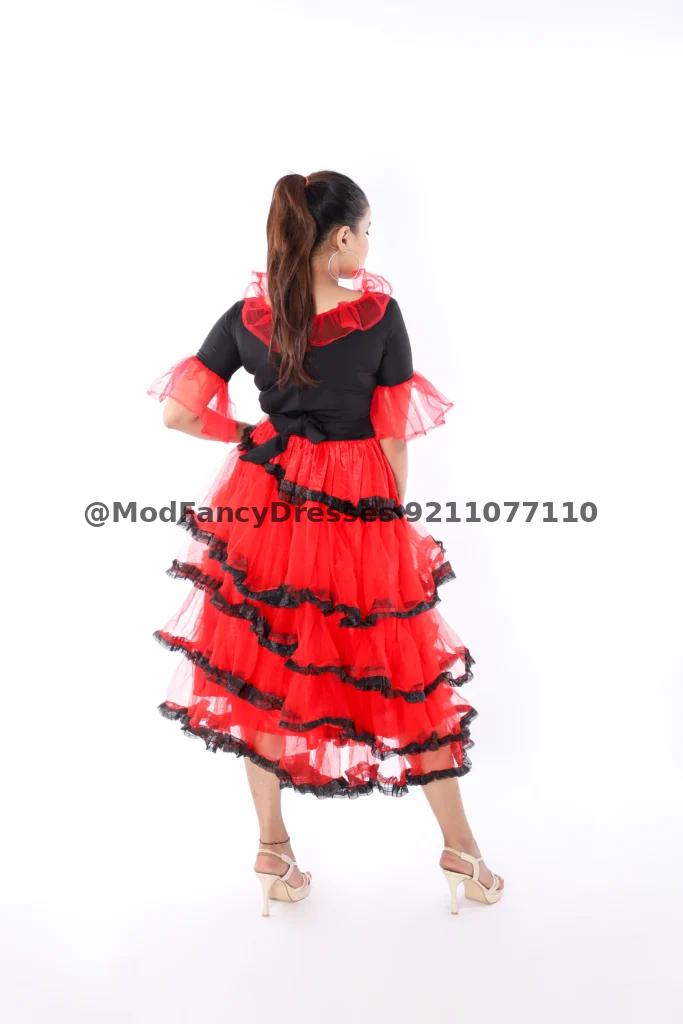 Western Dance Frock Fancy Dress Costume Thumbnail