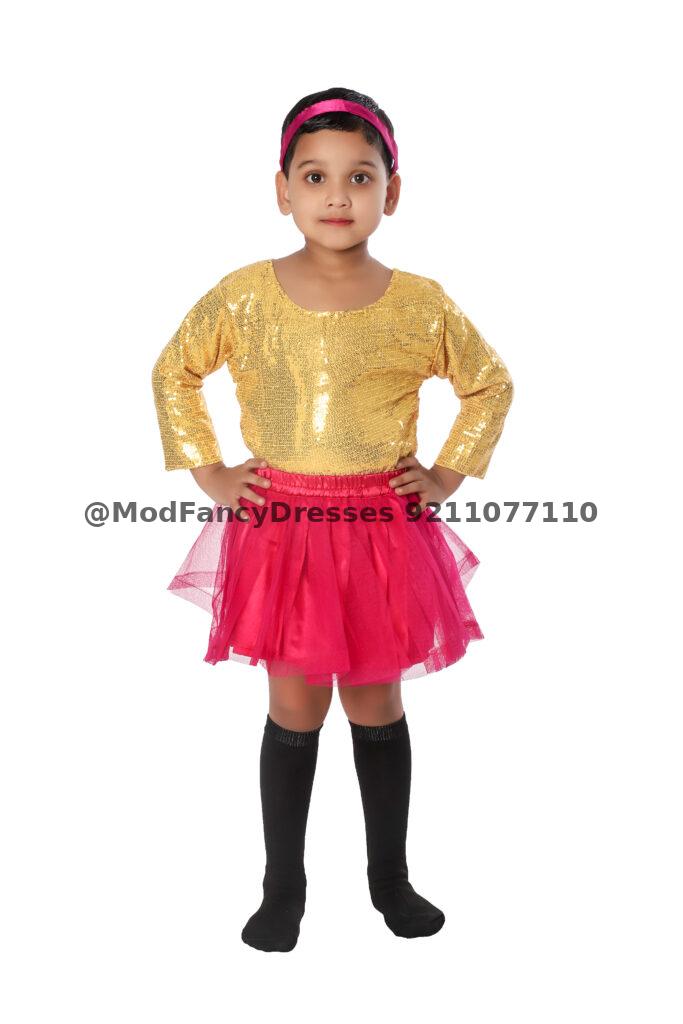 Western Dance Skirt Top Fancy Dress Costume